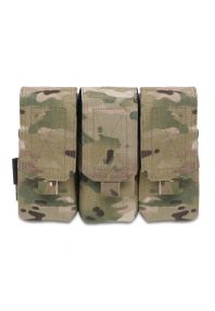 WARRIOR ASSAULT Τριπλή Θήκη Γεμιστήρων TRIPLE M4 5.56MM – MULTICAM