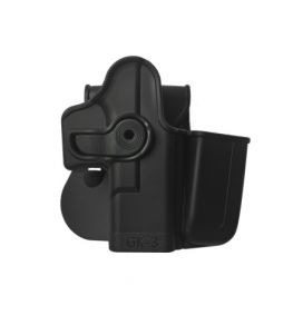 IIMI-Z1023 Πιστολοθήκη  Polymer Retention Holster with Integrated Magazine Pouch for Glock 17/19/22/23/28/31/32/36 Gen 4 CompatibleMI-Z1023 Πιστολοθήκη  Polymer Retention Holster with Integrated Magazine Pouch for Glock 17/19/22/23/28/31/32/36 Gen 4 Compatible