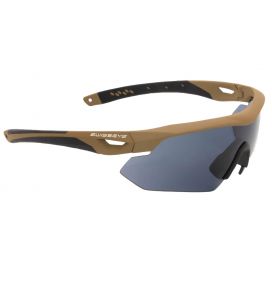 Γυαλιά SWISSEYE 40292 Nighthawk Tactical Glass Coyote Brown -  Συμβατό με Ένθετο  RX Clip ( Μυωπικά / Αστιγματισμού )