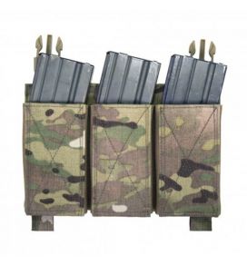 WARRIOR ASSAULT Τριπλή Θήκη Γεμιστήρων  DETACHABLE TRIPLE ELASTIC MOLLE POUCH – MULTICAM