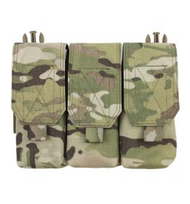 WARRIOR ASSAULT Τριπλή Θήκη Γεμιστήρων  DETACHABLE TRIPLE COVERED M4 POUCH – MULTICAM