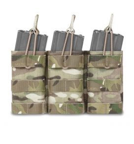 WARRIOR ASSAULT Τριπλή Θήκη Γεμιστήρων  TRIPLE MOLLE OPEN M4 5.56MM – MULTICAM