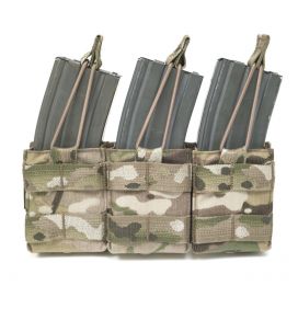 WARRIOR ASSAULT Τριπλή Θήκη Γεμιστήρων TRIPLE SNAP MAG POUCH FOR M4 5.56 - MULTICAM