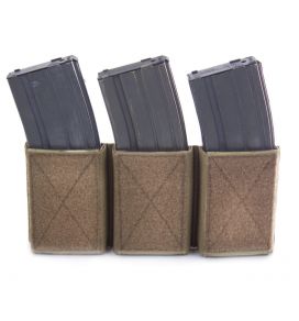 WARRIOR ASSAULT Τριπλή Θήκη Γεμιστήρων TRIPLE VELCRO MAG POUCH 5.56MM - MULTICAM