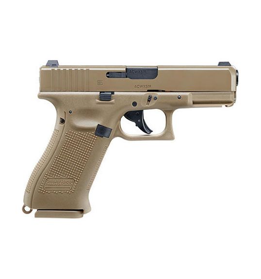 Αεροβόλο  Πιστόλι Co2 UMAREX GLOCK 19X BLOWBACK - COYOTE