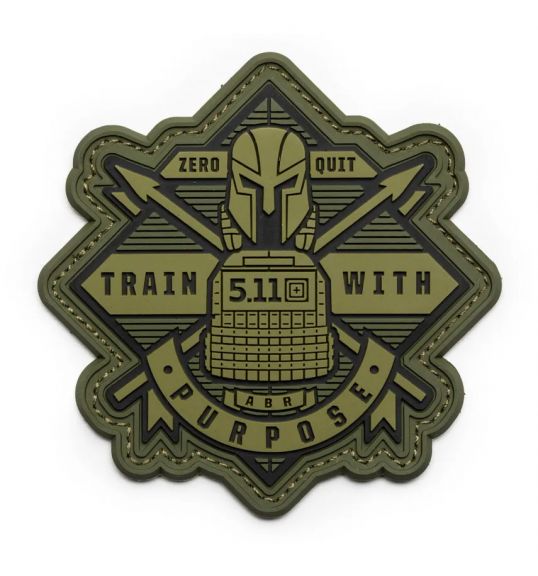 5.11 Train With Purpose Patch 81973GRN
